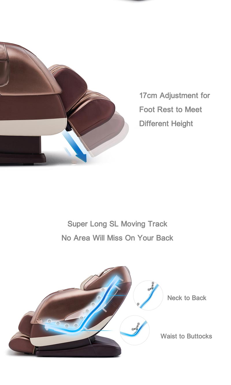 Footrest Extendable Zero Gravity Massage Chair