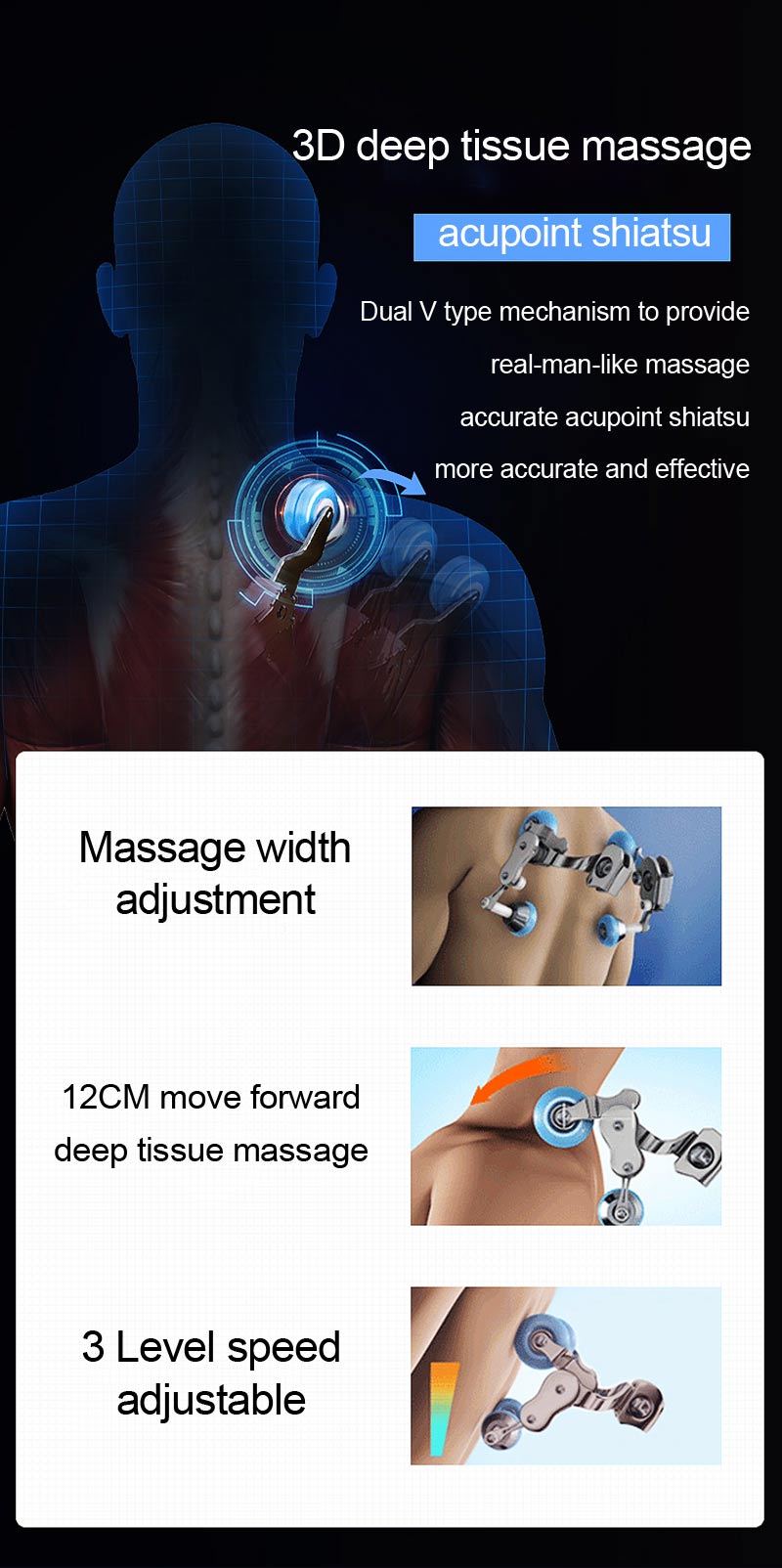 Accurate Acupoint Effective Massage Chair
