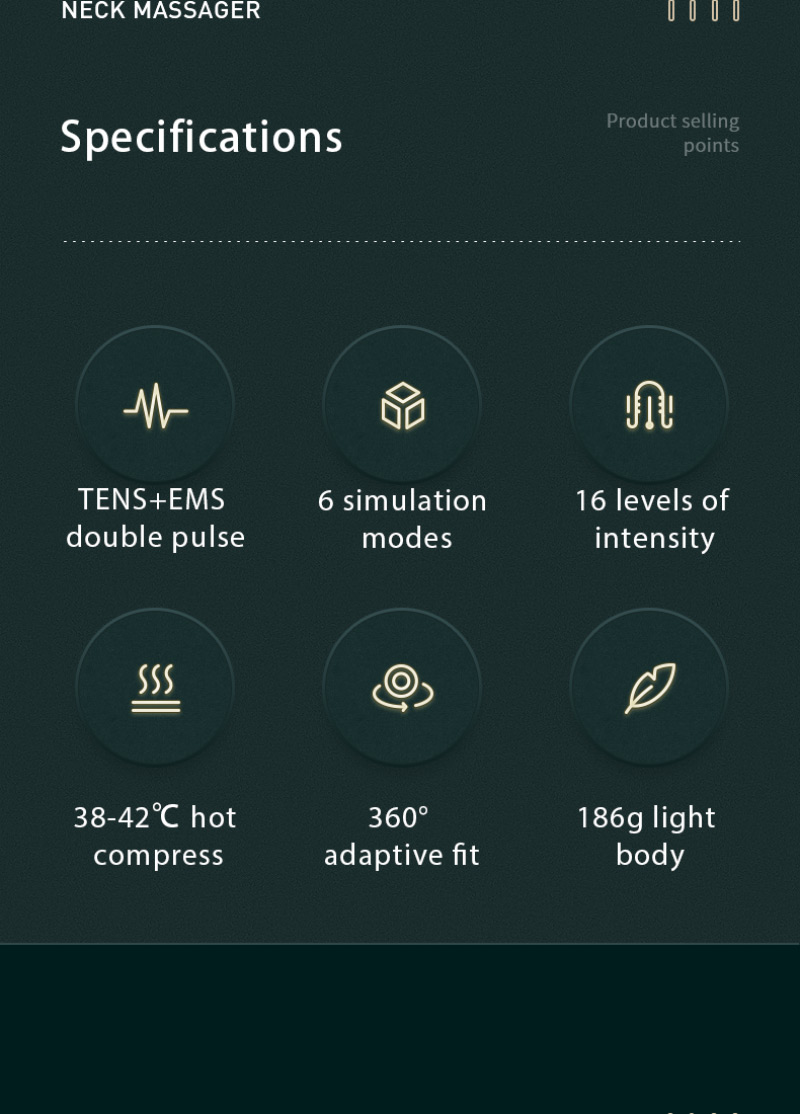 Cnpromass Pulse Neck Massager